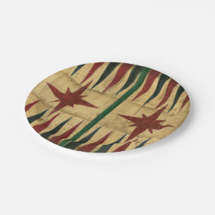 Antikes Backgammon-Spiel-Brett durch Ethan Harper Pappteller