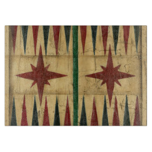 Antikes Backgammon-Spiel-Brett durch Ethan Harper Schneidebrett
