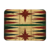 Antikes Backgammon-Spielbrett von Ethan Harper Magnet (Horizontal)