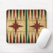 Antikes Backgammon-Spielbrett von Ethan Harper Mousepad (Mit Mouse)