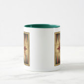 Antikes Backgammon-Spielbrett von Ethan Harper Tasse (Zentrum)