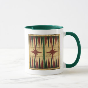 Antikes Backgammon-Spielbrett von Ethan Harper Tasse
