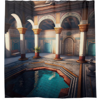 Antikes Bad House Collection - Byzantinisch Duschvorhang