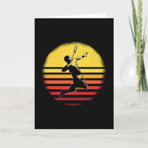 Antikes Badminton Karte