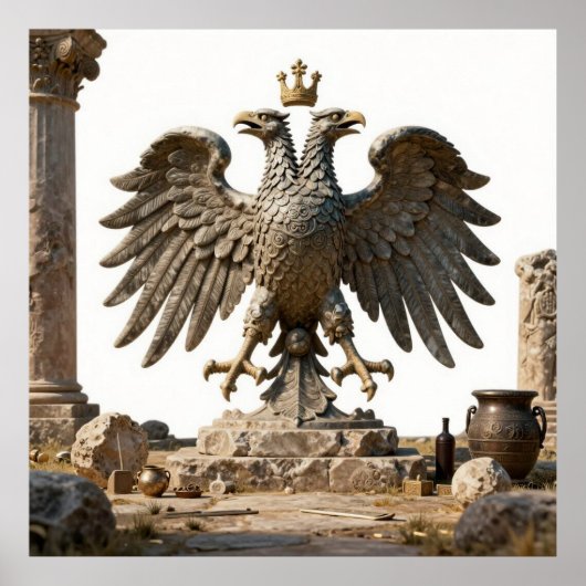 Antikes Balkan-Tempel-Artefakt Poster (Vorne)