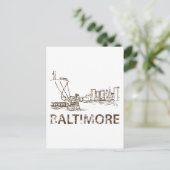 Antikes Baltimore Postkarte (Stehend Vorderseite)