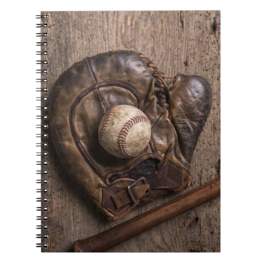 Antikes Baseballzubehör Notizblock (Vorderseite)