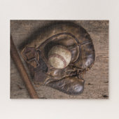Antikes Baseballzubehör Puzzle (Horizontal)