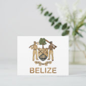 Antikes Belize Postkarte (Stehend Vorderseite)
