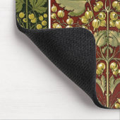 Antikes Blatt-Muster-Mauspad Mousepad (Ecke)