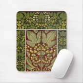 Antikes Blatt-Muster-Mauspad Mousepad (Mit Mouse)