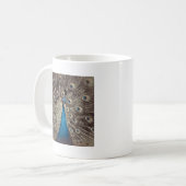 Antikes Blau Pfau Kaffeetasse (Vorderseite Links)
