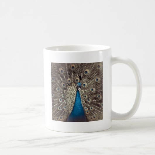 Antikes Blau Pfau Kaffeetasse (Rechts)
