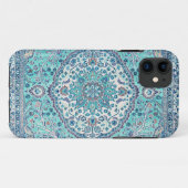 Antikes blaues Teppichmuster Case-Mate iPhone Hülle (Rückseite (Horizontal))