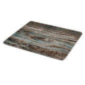 Antikes Blauholz Schneidebrett (Ecke)