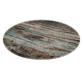 Antikes Blauholz Schneidebrett (Ecke)