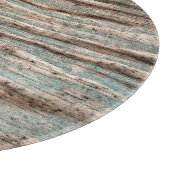 Antikes Blauholz Schneidebrett (Ecke)