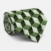 Antikes Blockmuster 03 Krawatte (Gerollt)