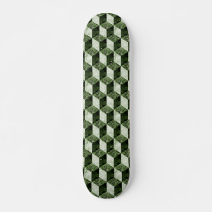 Antikes Blockmuster 03 Skateboard