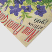 Antikes Blumen-Katalog-Seidenpapier 17x23 Seidenpapier (Detail)