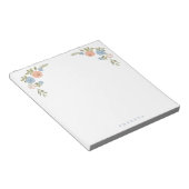 Antikes Blumen Notizbuch Notizblock (angewinkelt)