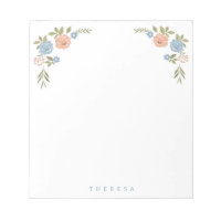 Antikes Blumen Notizbuch