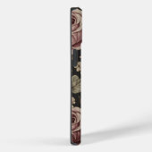 Antikes Blumen-Rosen-Muster Dunkle Gothic-Handyhül Case-Mate iPhone Hülle (Rückseite / Rechts)