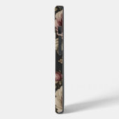 Antikes Blumen-Rosen-Muster Dunkle Gothic-Handyhül Case-Mate iPhone Hülle (Rückseite / Links)
