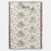 Antikes Blumenband Gewebe Decke (Vorderseite Vertikal)