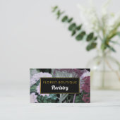 Antikes Blumendesign, Floristik Visitenkarte (Stehend Vorderseite)