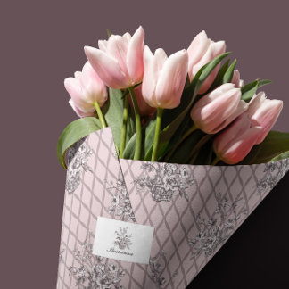Antikes Blumenkorb-Seidenpapier Seidenpapier