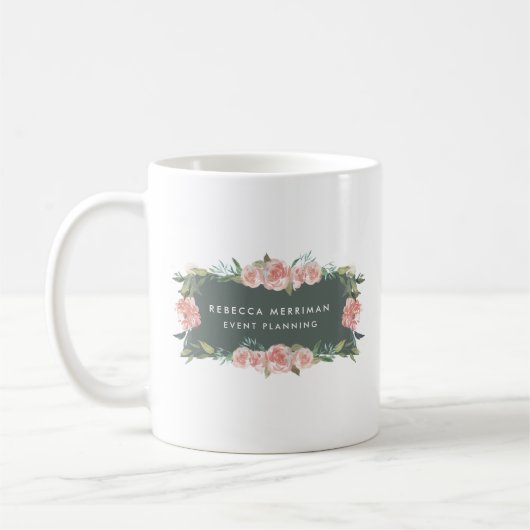 Antikes Blumenlogo Kaffeetasse (Links)