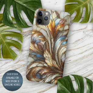 Antikes Blumenmosaik-Kunstmuster aus Buntglas Case-Mate iPhone Hülle