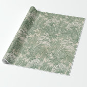 Antikes Blumenmuster Geschenkpapier (Ungerollt)