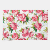 Antikes Blumenmuster Geschirrtuch (Horizontal)