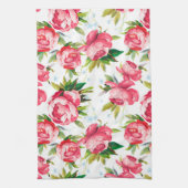 Antikes Blumenmuster Geschirrtuch (Vertikal)
