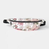Antikes Blumenmuster mit Rosen Bauchtasche (Vorderseite)