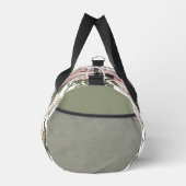 Antikes Blumenmuster mit Rosen Duffle Bag (Rechts)