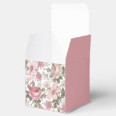 Antikes Blumenmuster mit Rosen Geschenkschachtel (Geöffnet)