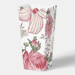 Antikes Blumenmuster mit Rosen Geschenkschachtel