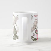 Antikes Blumenmuster mit Rosen Jumbo-Tasse (Rückseite)
