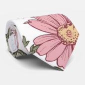 Antikes Blumenmuster mit Rosen Krawatte (Gerollt)