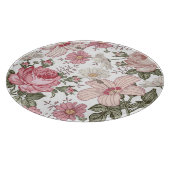 Antikes Blumenmuster mit Rosen Schneidebrett (Ecke)