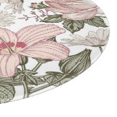 Antikes Blumenmuster mit Rosen Schneidebrett (Ecke)