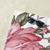 Antikes Blumenmuster mit Rosen Strandtuch (Beispiel)