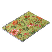 Antikes Blumenmuster Notizblock (Linke Seite)