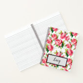 Antikes Blumenmuster Notizblock (Innenseite)