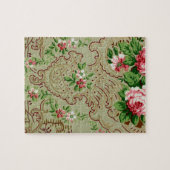 Antikes Blumenmuster Puzzle (Horizontal)