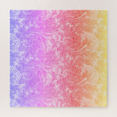 Antikes Blumenmuster Puzzle (Horizontal)