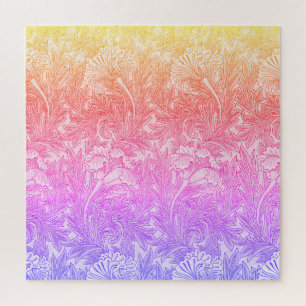 Antikes Blumenmuster Puzzle